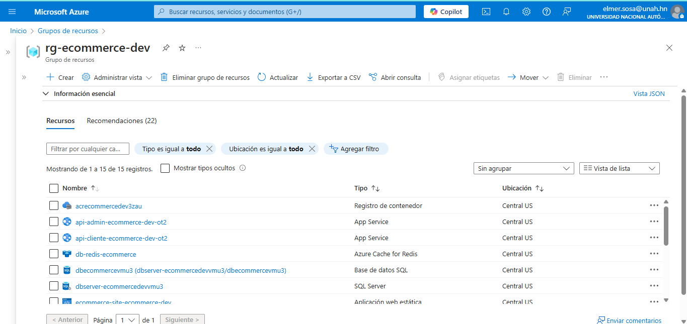 ☁️ Proyecto Terraform - Despliegue de arquitectura en Azure
